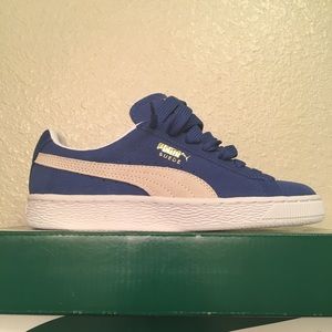 Puma Suede Classic (Blue) Size 4